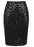 Women's Sequined High Waist Skinny Bling Mini Skirt For Women - ROUTINE FASHION